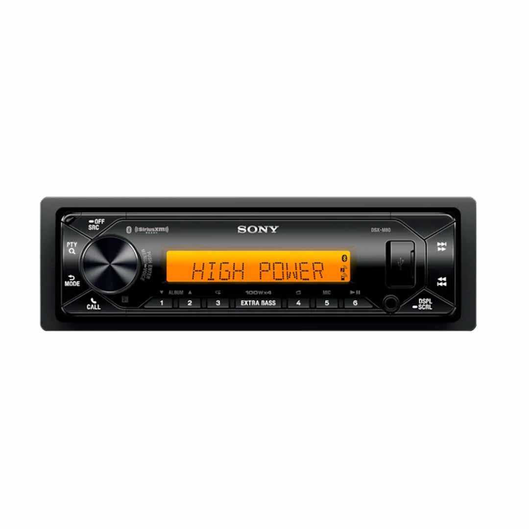 Sony DSX-M80, Marine Digital Media Receiver w/ Bluetooth (Does not play CDs)  (OB)
