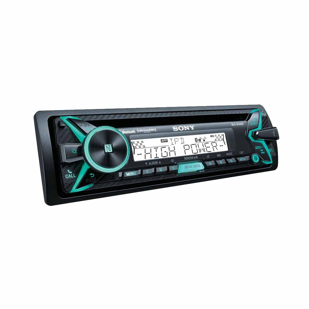 Sony MEX-M100BT, Single Din CD/AM/FM Bluetooth Amplified Marine Stereo Receiver  (OB)