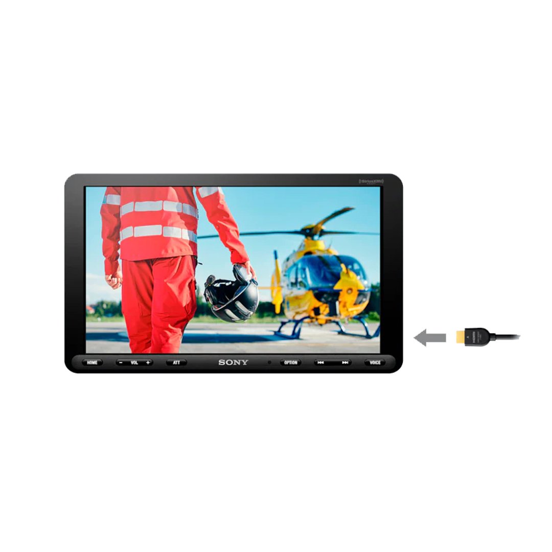 Sony XAV-AX8500, Floating 10.1" Digital Media Receiver w/ CarPlay & Android Auto (OB)