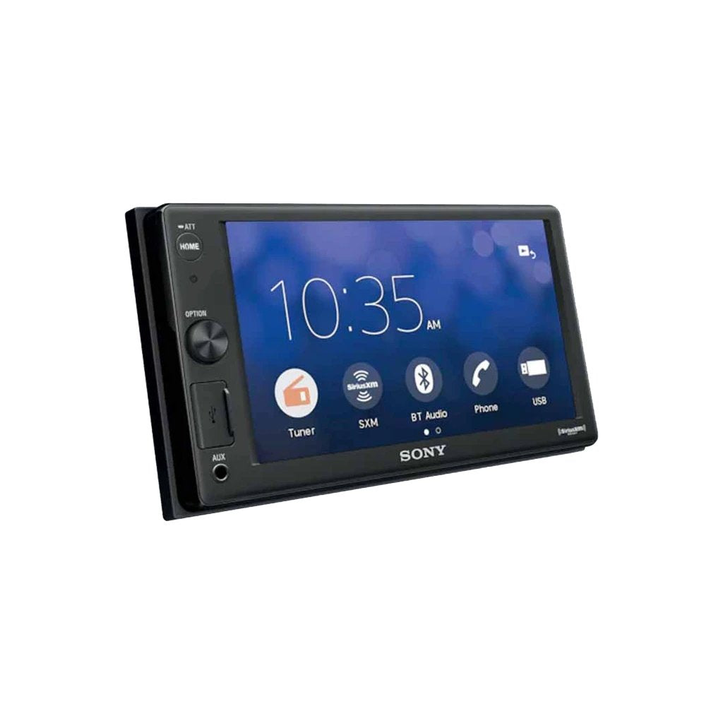 Sony XAV-V10BT, 6.2" Double Din Mech-less Digital Media Receiver  w/ Bluetooth (OB)
