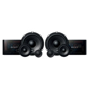 Sony XS-GS1631C, GS Series 6.5" 3-Way Component Car Speaker - 320 Watts (OB)
