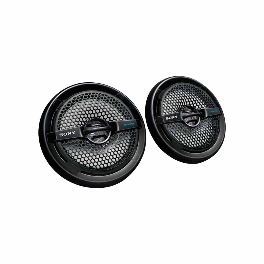 Sony XS-MP1611B, 6.5" Dual Cone Marine Speakers (Black) - 140 Watts (OB)