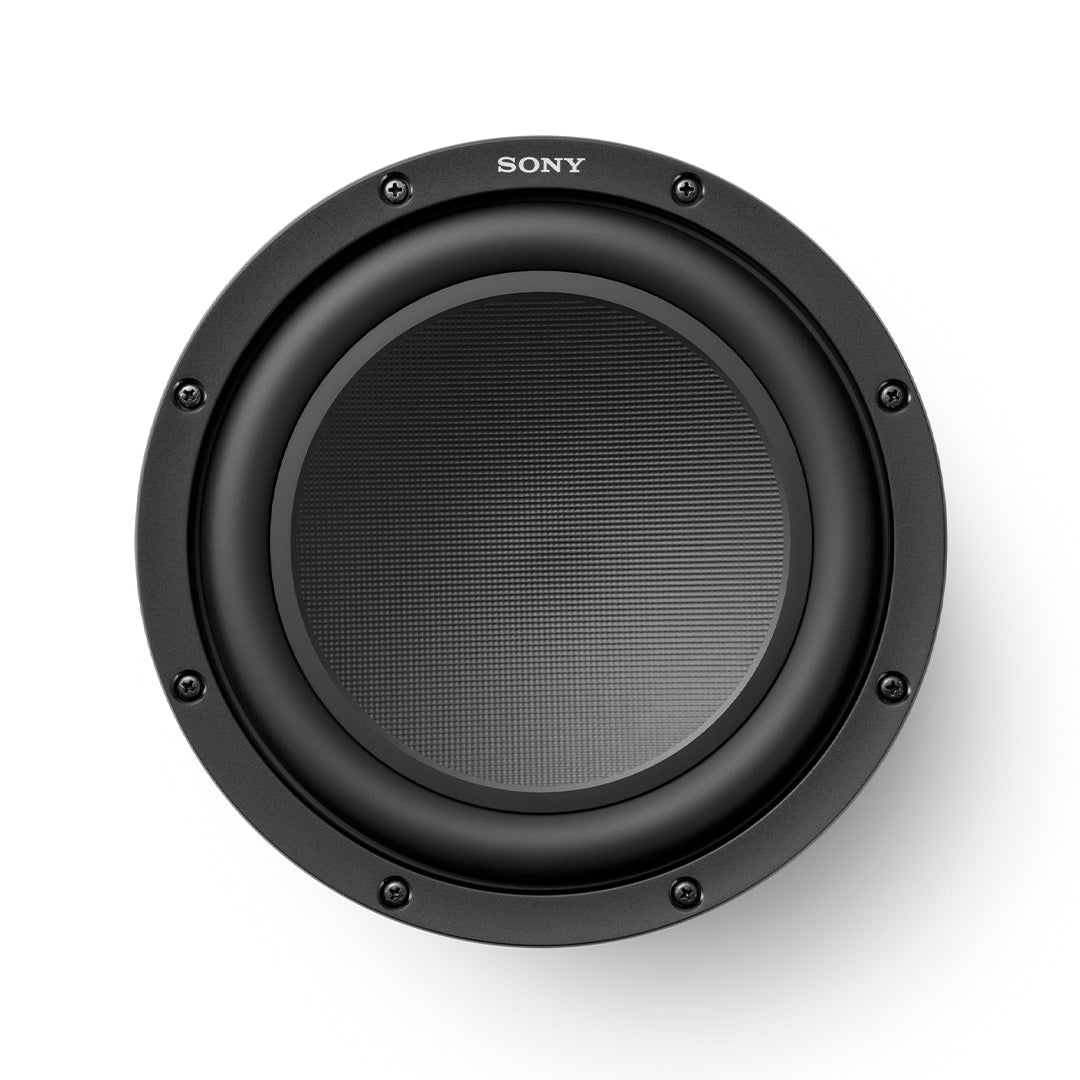 Sony XS-W104GS, GS 10" Single 4 Ohm Voice Coil Car Subwoofer, 1500W Peak (OB)