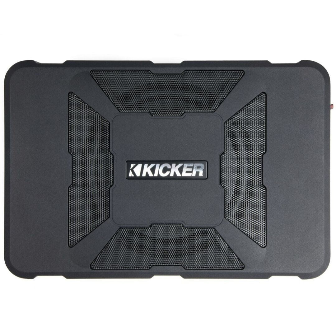 Kicker HS8, Hideaway Compact Powered Subwoofer, 8" Subwoofer and 150 Watt w/ Class D Amplifier (11HS8) (OB)
