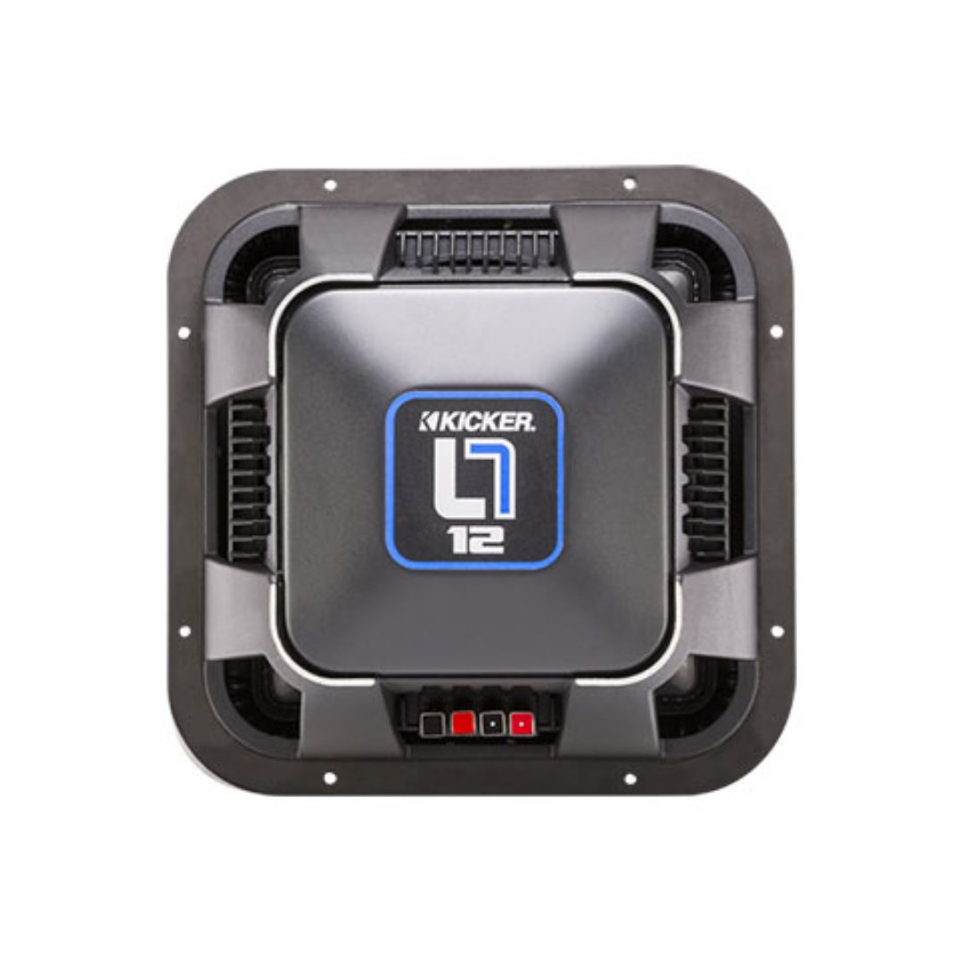 Kicker L7122, L7 12" Dual Voice Coil Subwoofer 2-Ohm, 900W (41L7122) (OB)