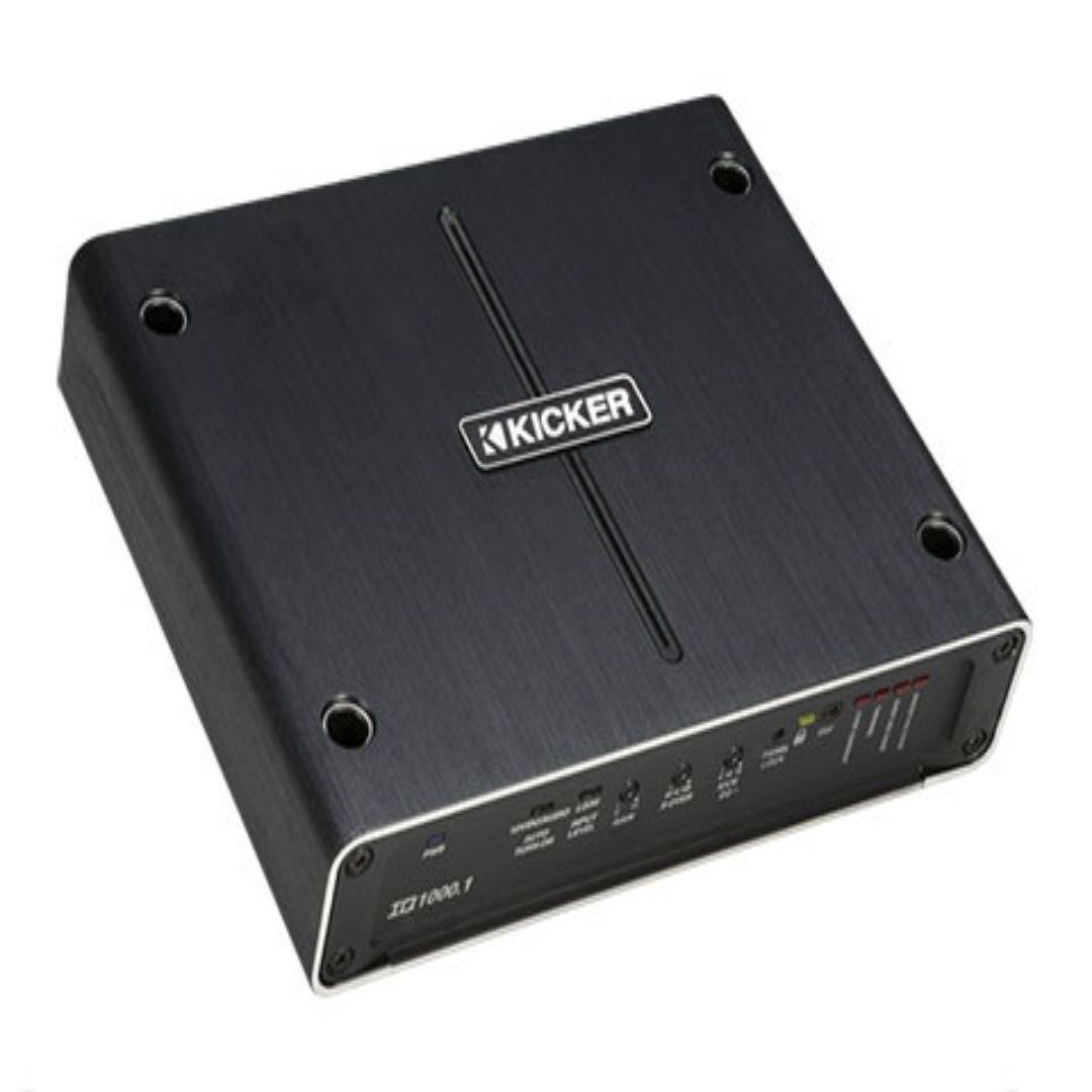 Kicker IQ10001, Q Class Monon Class D Subwoofer Amplifier - 1000W (42IQ10001) (OB)
