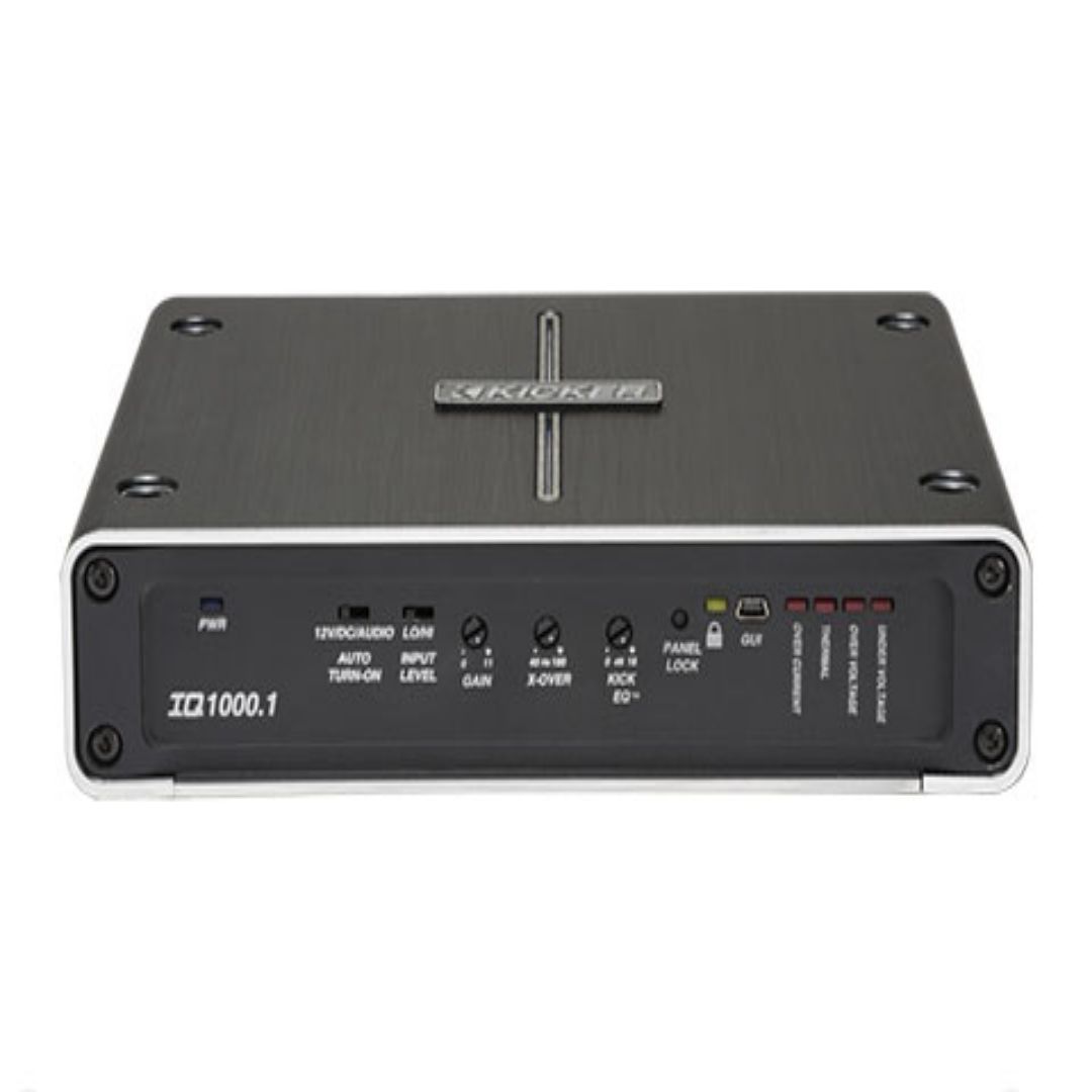 Kicker IQ10001, Q Class Monon Class D Subwoofer Amplifier - 1000W (42IQ10001) (OB)