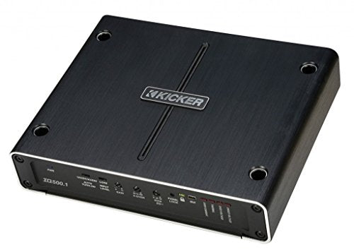 Kicker IQ5001, Q Class Mono Class D Subwoofer Amplifier - 500W (42IQ5001) (OB)