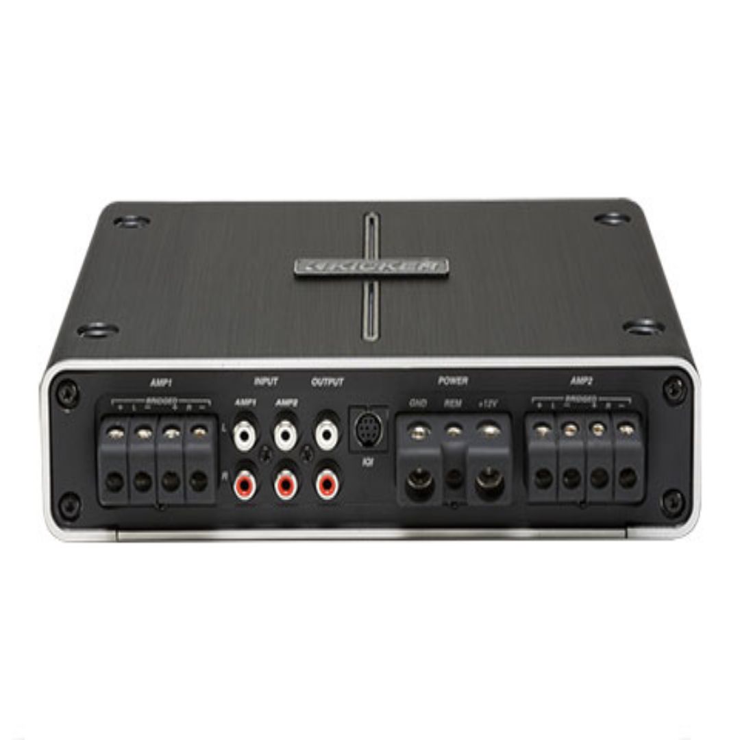 Kicker IQ5004, Q Class 4-Channel Class D Full-Range Amplifier - 500W (42IQ5004) (OB)
