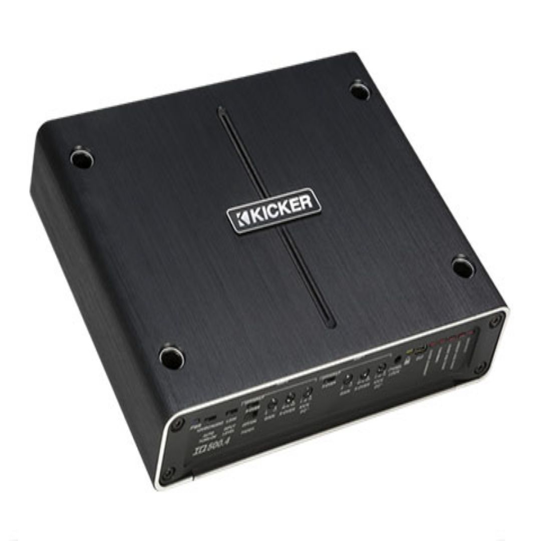 Kicker IQ5004, Q Class 4-Channel Class D Full-Range Amplifier - 500W (42IQ5004) (OB)