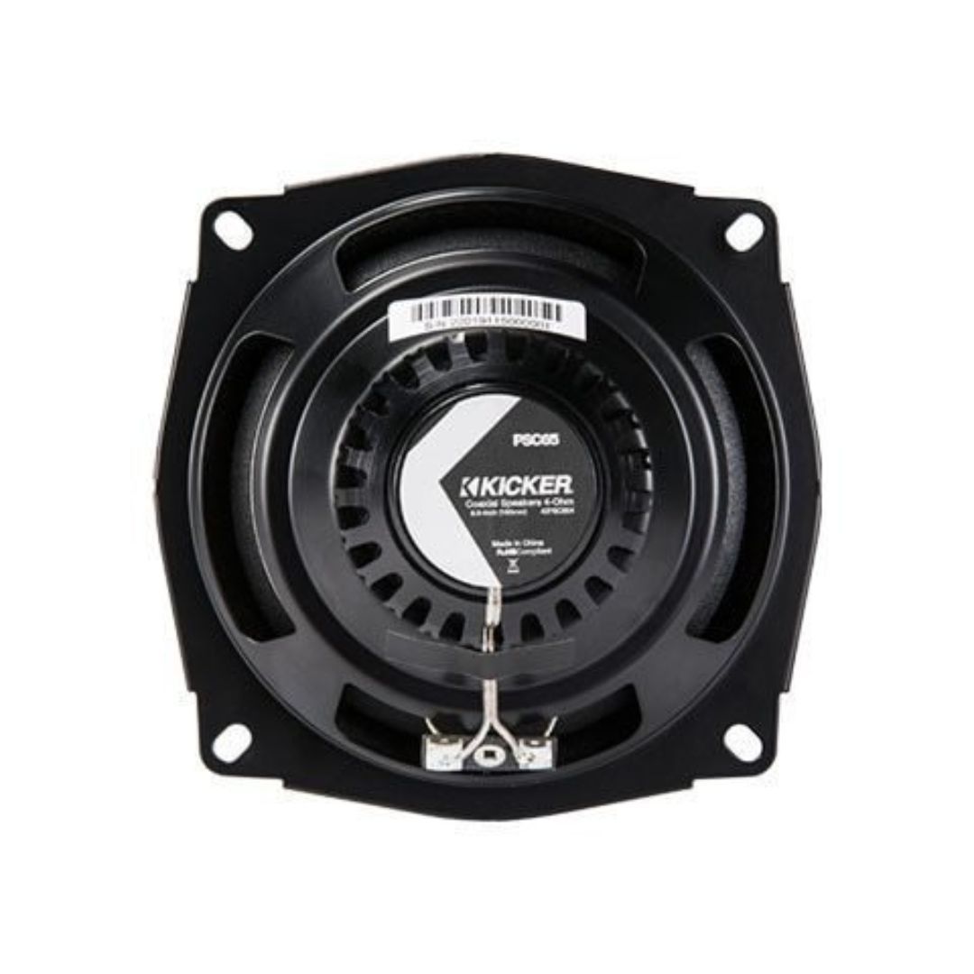 Kicker PSC652, PS Series 6.5" PowerSports Weather-Proof Coaxial Speakers, 2-Ohm (42PSC652) (OB)