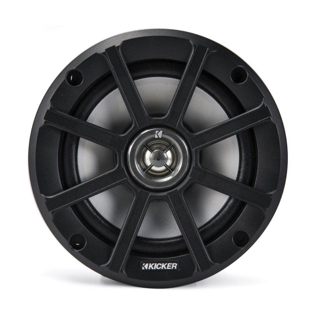 Kicker PSC654, PS Series 6.5" PowerSports Weather-Proof Coaxial Speakers, 4-Ohm (42PSC654) (OB)