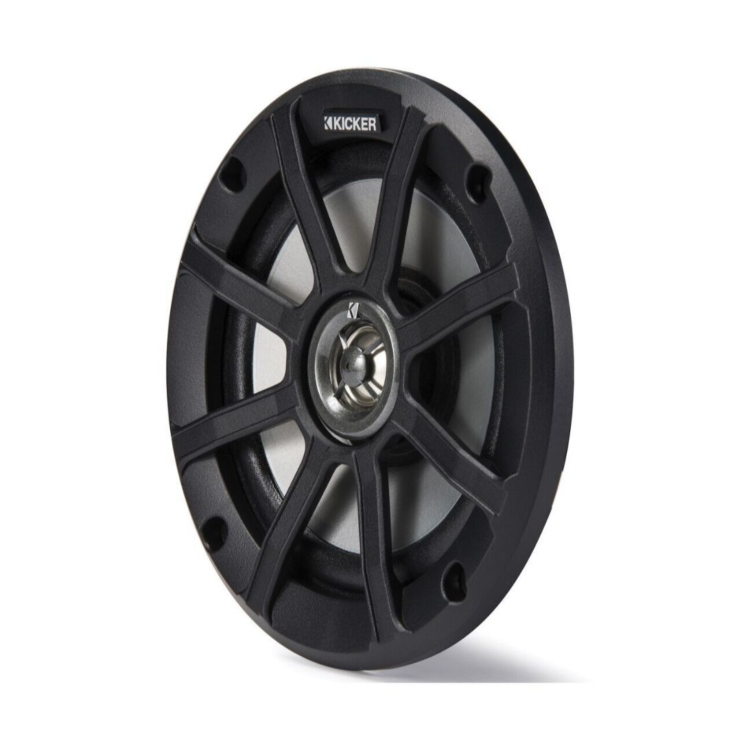 Kicker PSC654, PS Series 6.5" PowerSports Weather-Proof Coaxial Speakers, 4-Ohm (42PSC654) (OB)