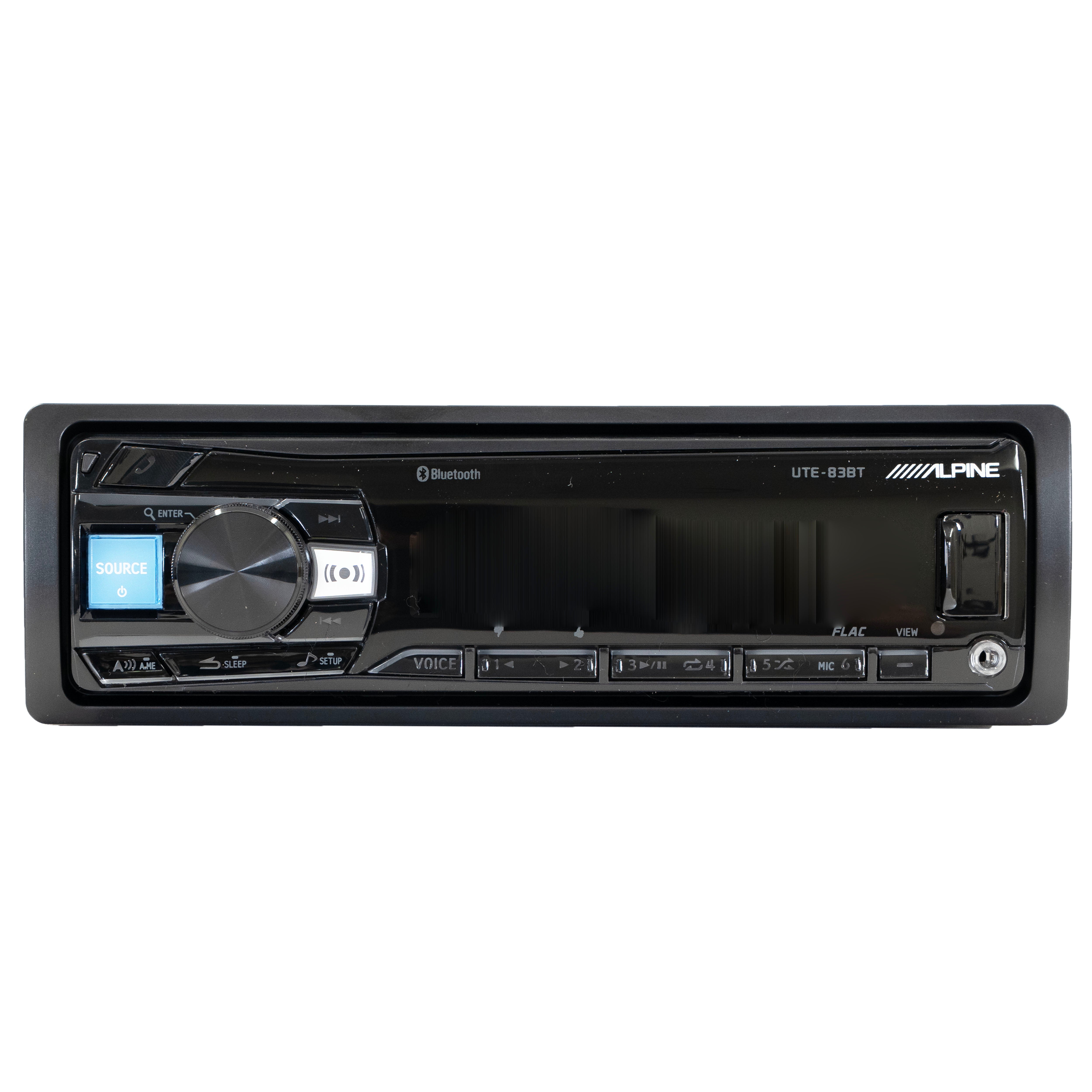 Alpine UTE-83BT, Single DIN Digital Media Receiver w/ Wireless Remote
