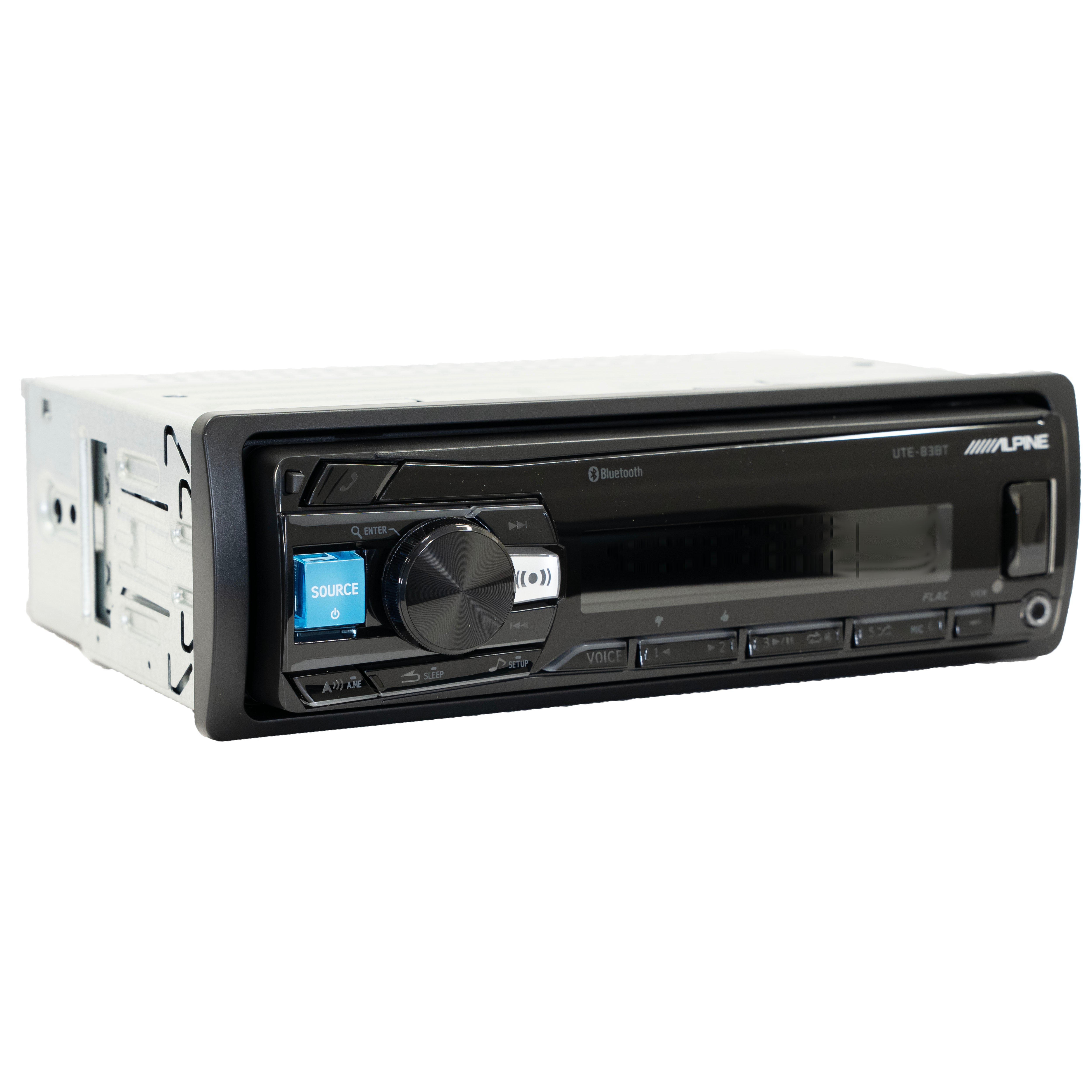 Alpine UTE-83BT, Single DIN Digital Media Receiver w/ Wireless Remote