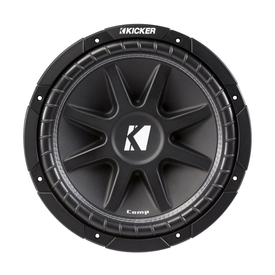 Kicker C124, Comp 12" Single Voice Coil Subwoofer, 4-Ohm (43C124) (OB)