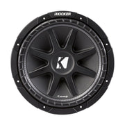 Kicker C124, Comp 12" Single Voice Coil Subwoofer, 4-Ohm (43C124) (OB)