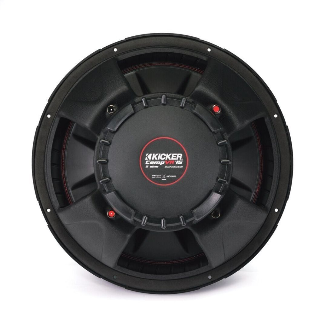 Kicker CVR154, CompVR 15" Dual Voice Coil Subwoofer 4-Ohm, 500W (43CVR154) (OB)