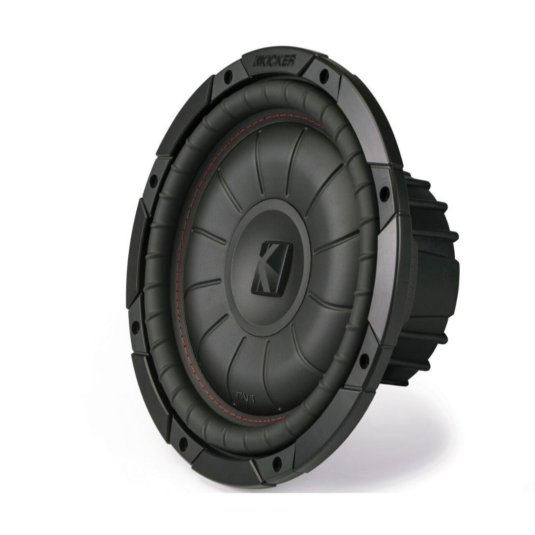 Kicker CVT104, CompVT 10" Single Voice Coil Subwoofer 4-Ohm, 350W (43CVT104) (OB)