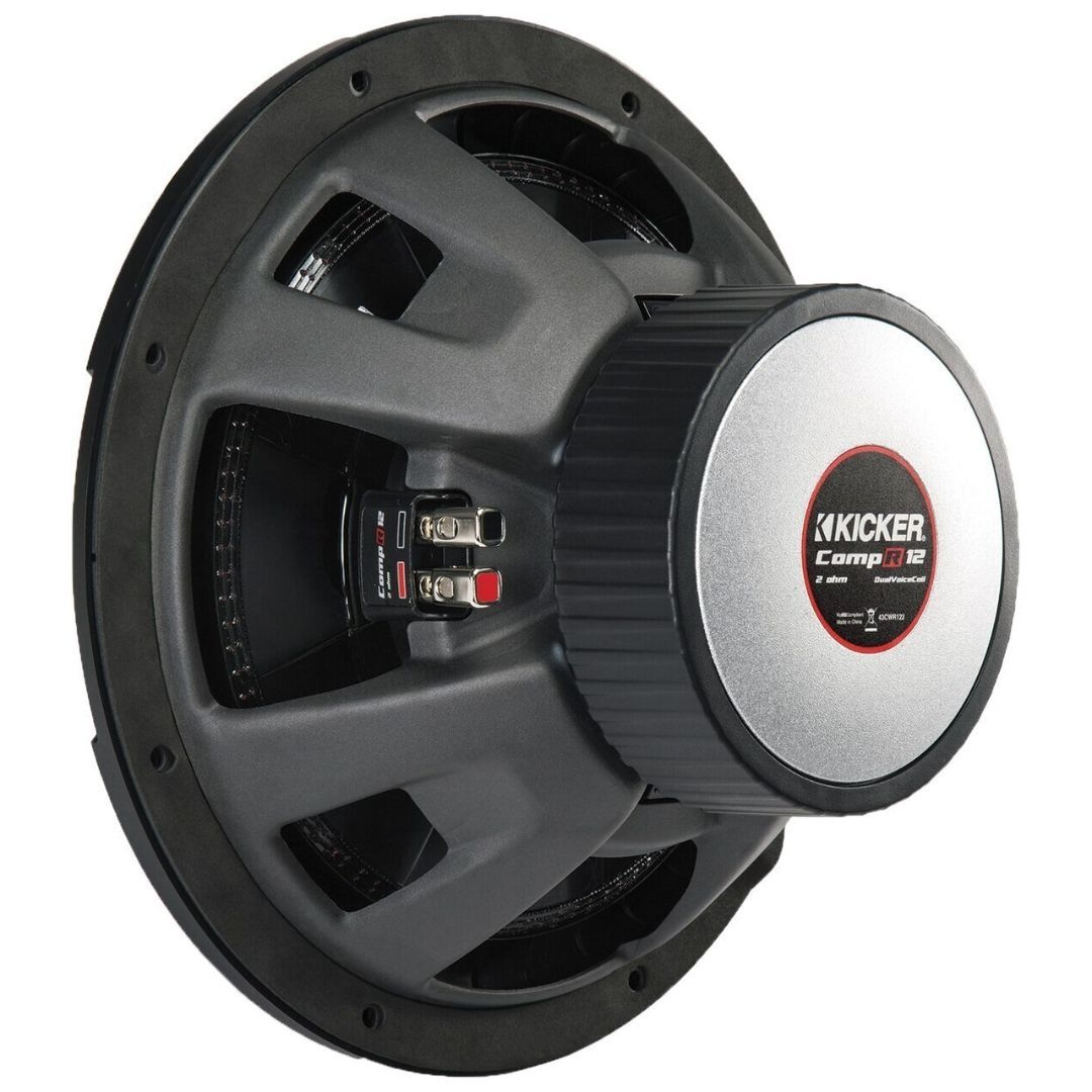 Kicker CWR104, CompR 10" Dual Voice Coil Subwoofer 4-Ohm, 400W (OB)