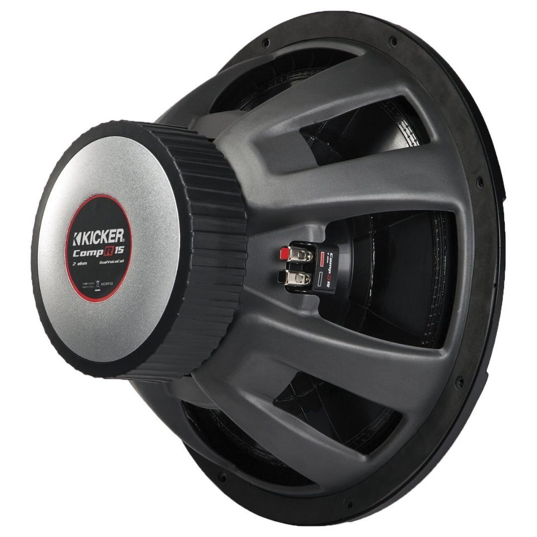 Kicker CWR104, CompR 10" Dual Voice Coil Subwoofer 4-Ohm, 400W (OB)