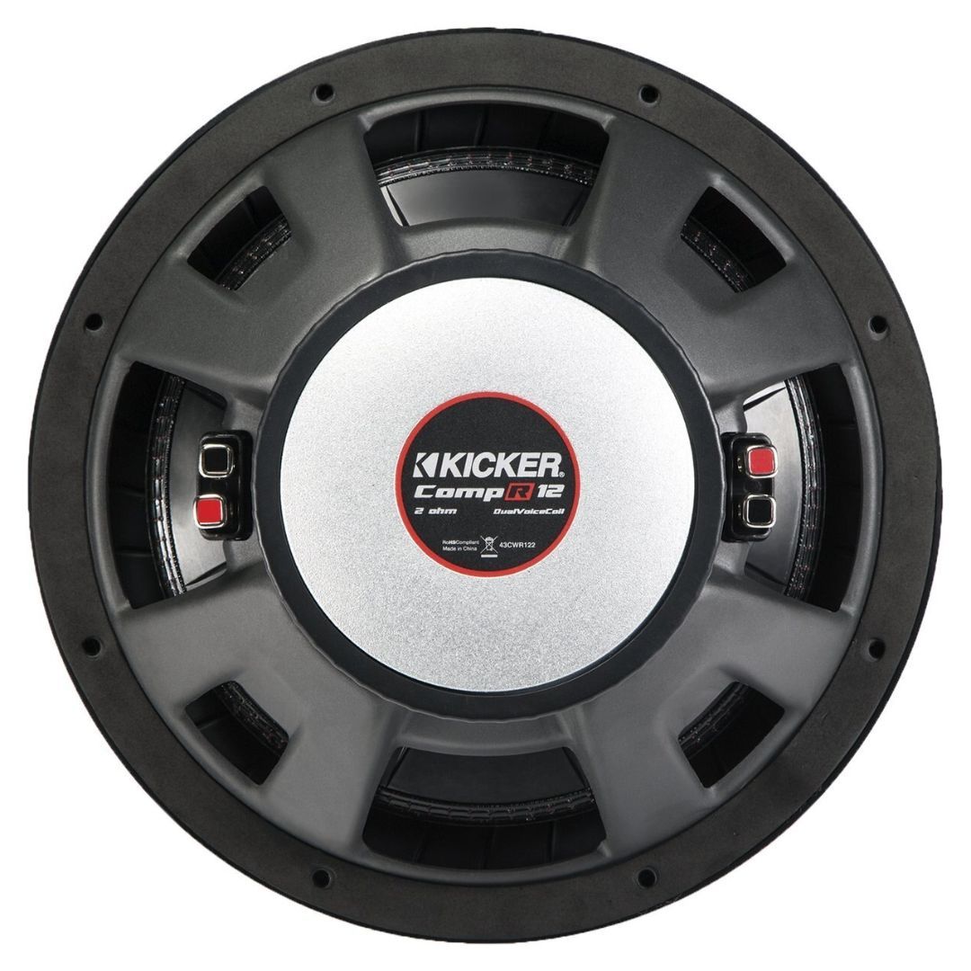 Kicker CWR152, CompR 15" Dual Voice Coil Subwoofer 2-Ohm, 800W (OB)
