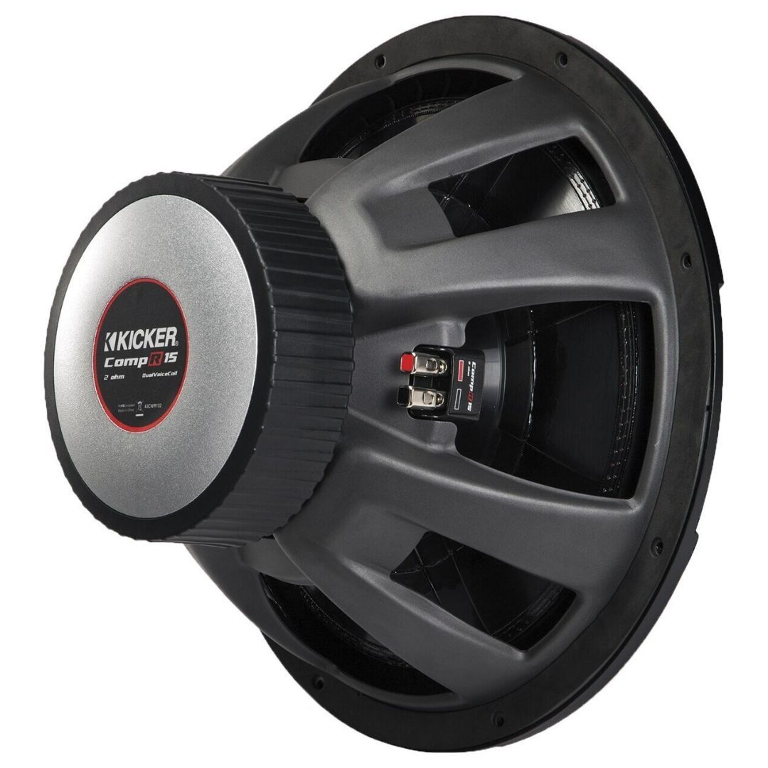 Kicker CWR84, CompR 8" Dual Voice Coil Subwoofer 4-Ohm, 300W (OB)