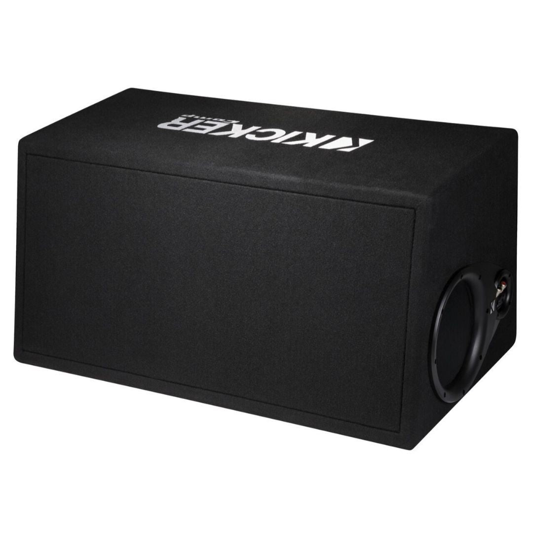 Kicker DC122, Dual Comp 12" Subwoofer In Vented Enclosure, 2-Ohm (OB)