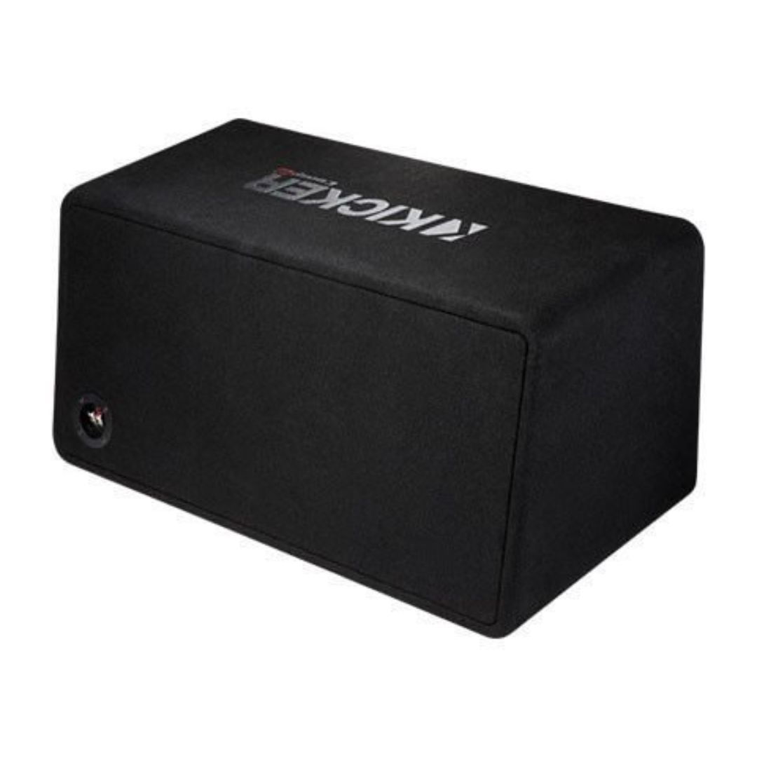Kicker DCWR122, CompR Dual 12" Subwoofers in Vented Enclosure, 2-Ohm, 1000W (OB)