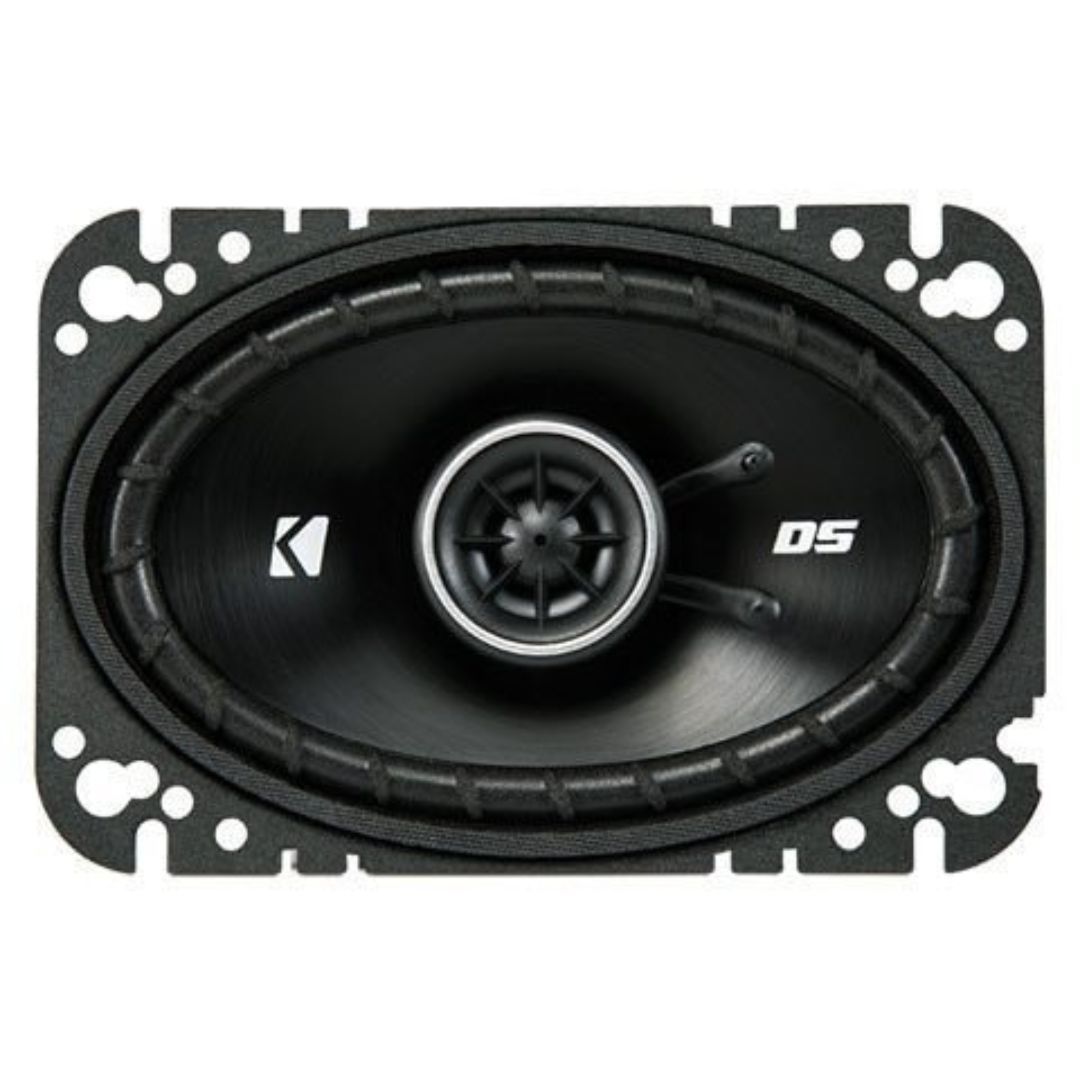 Kicker DSC4604, DS 4X6" 2-Way Coaxial Speakers, 4-Ohm (OB)