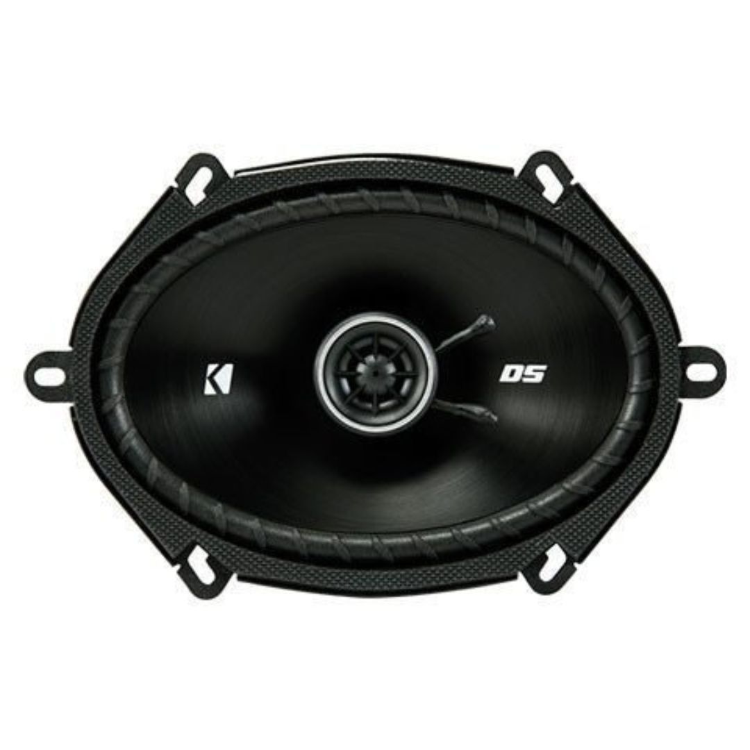 Kicker DSC6804, DS 6X8" 2-Way Coaxial Speakers, 4-Ohm (OB)