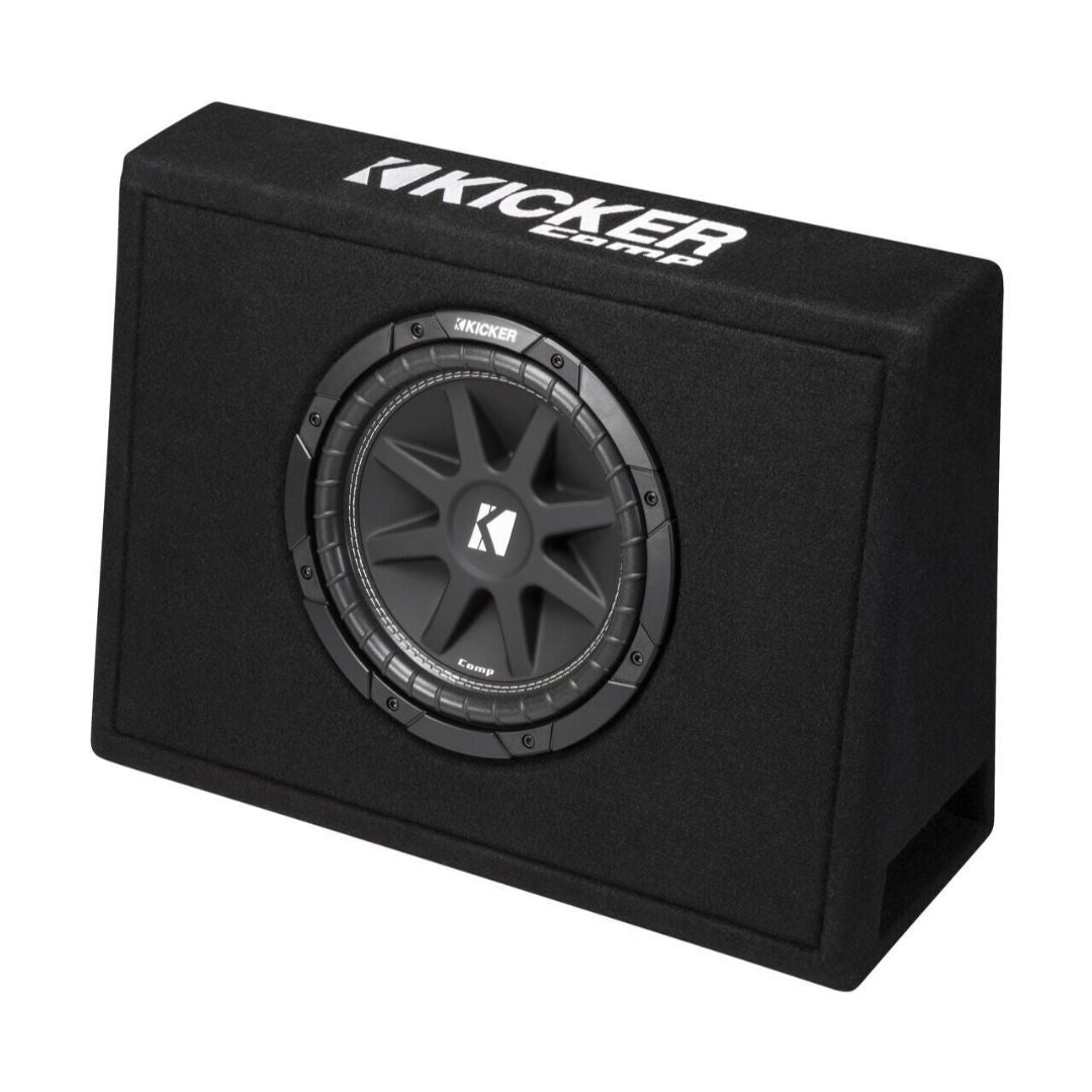 Kicker TC104, Comp 10" Subwoofer In Thin Profile Enclosure, 4-Ohm (43TC104) (OB)