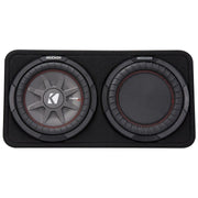 Kicker TCWRT102, CompRT 10" Subwoofer in Thin Profile Enclosure, 2-Ohm, 400W (43TCWRT102) (OB)