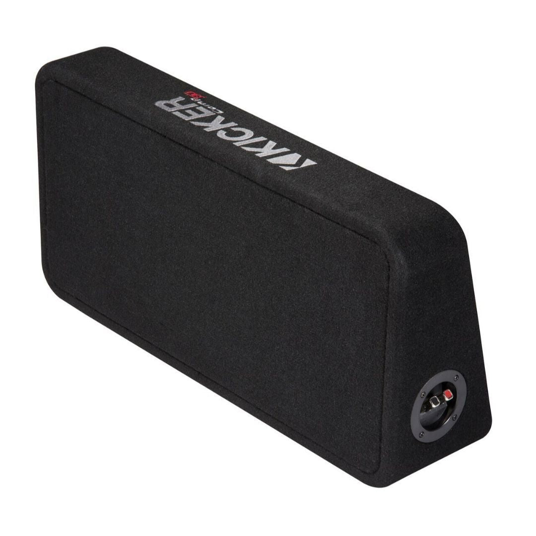 Kicker TCWRT102, CompRT 10" Subwoofer in Thin Profile Enclosure, 2-Ohm, 400W (43TCWRT102) (OB)