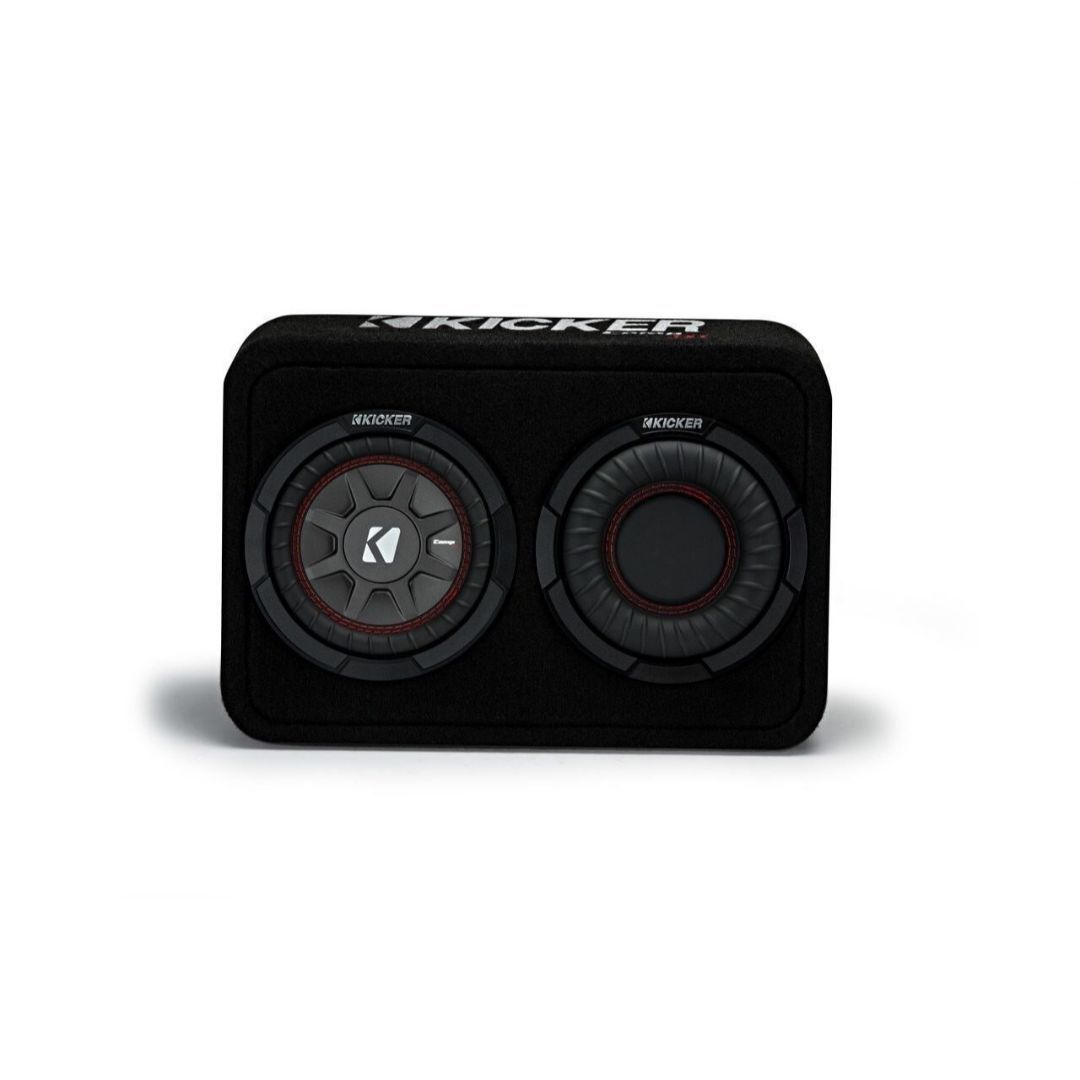 Kicker TCWRT672, CompRT 6.75" Subwoofer in Thin Profile Enclosure, 2-Ohm, 150W (43TCWRT672) (OB)