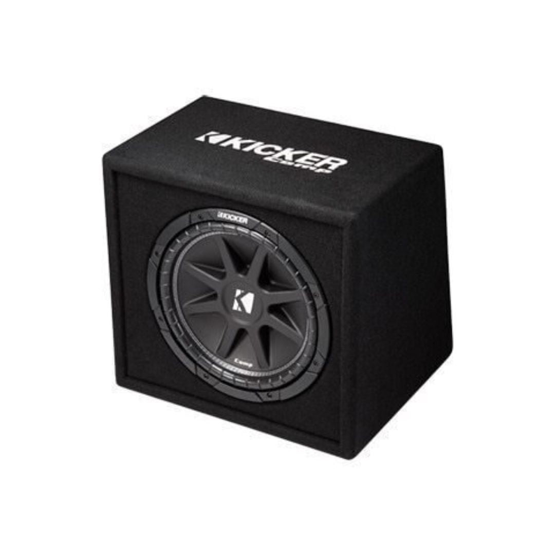Kicker VC124, Comp 12" Subwoofer In Vented Enclosure, 4-Ohm (43VC124) (OB)