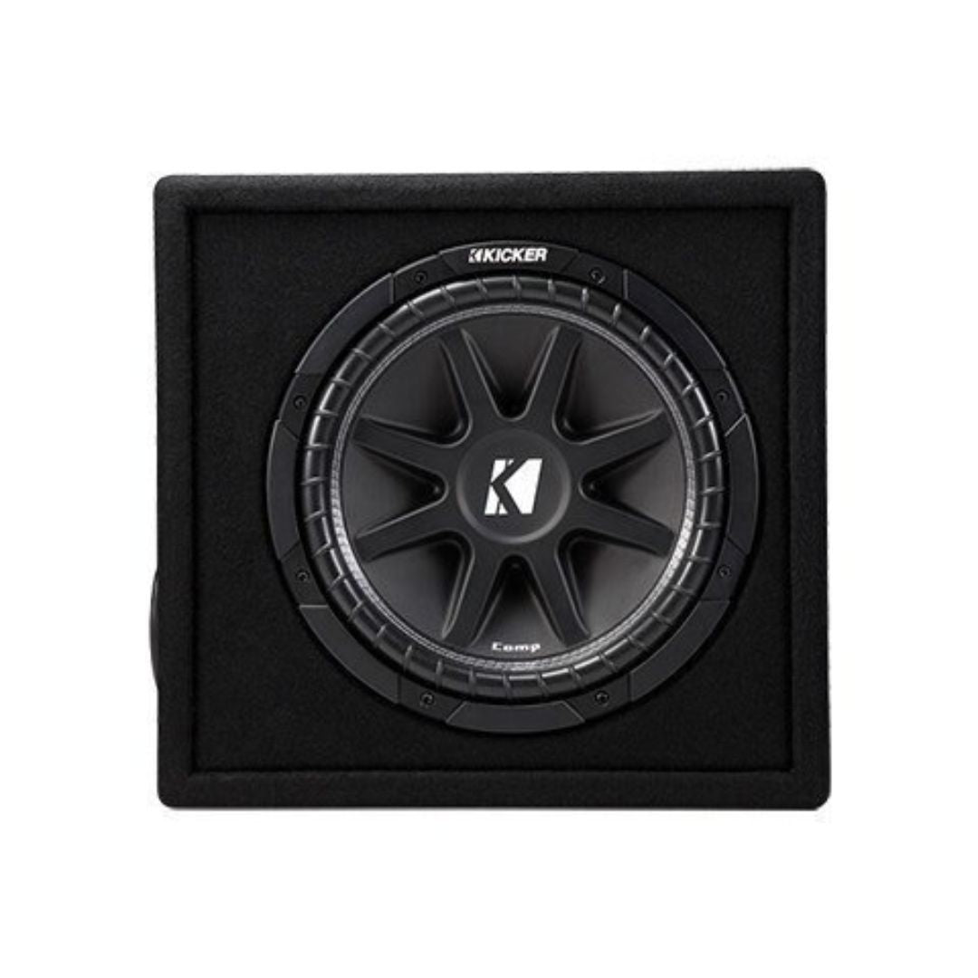 Kicker VC124, Comp 12" Subwoofer In Vented Enclosure, 4-Ohm (43VC124) (OB)