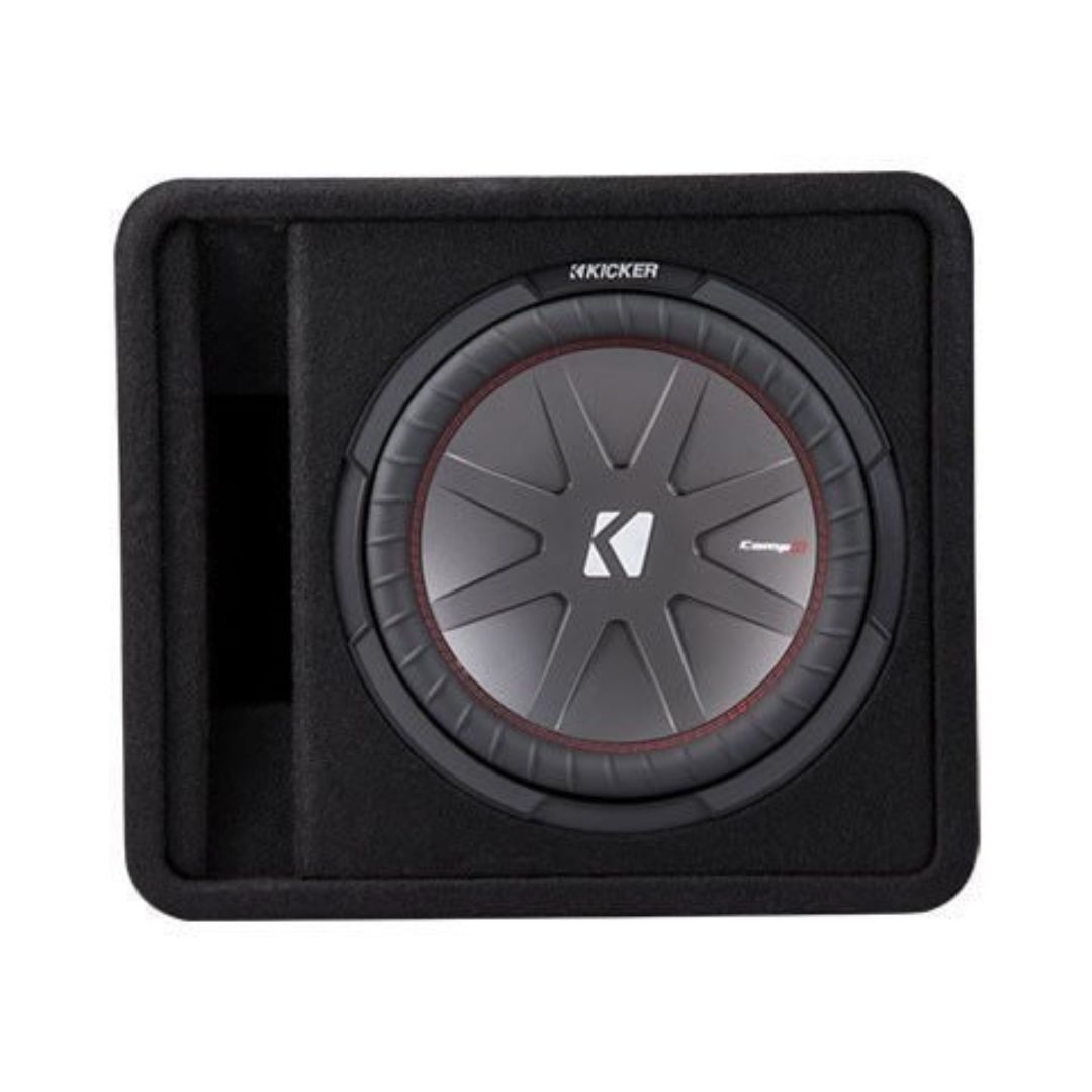 Kicker VCWR122, CompR 12" Subwoofer in Vented Enclosure, 2-Ohm, 500W (43VCWR122) (OB)