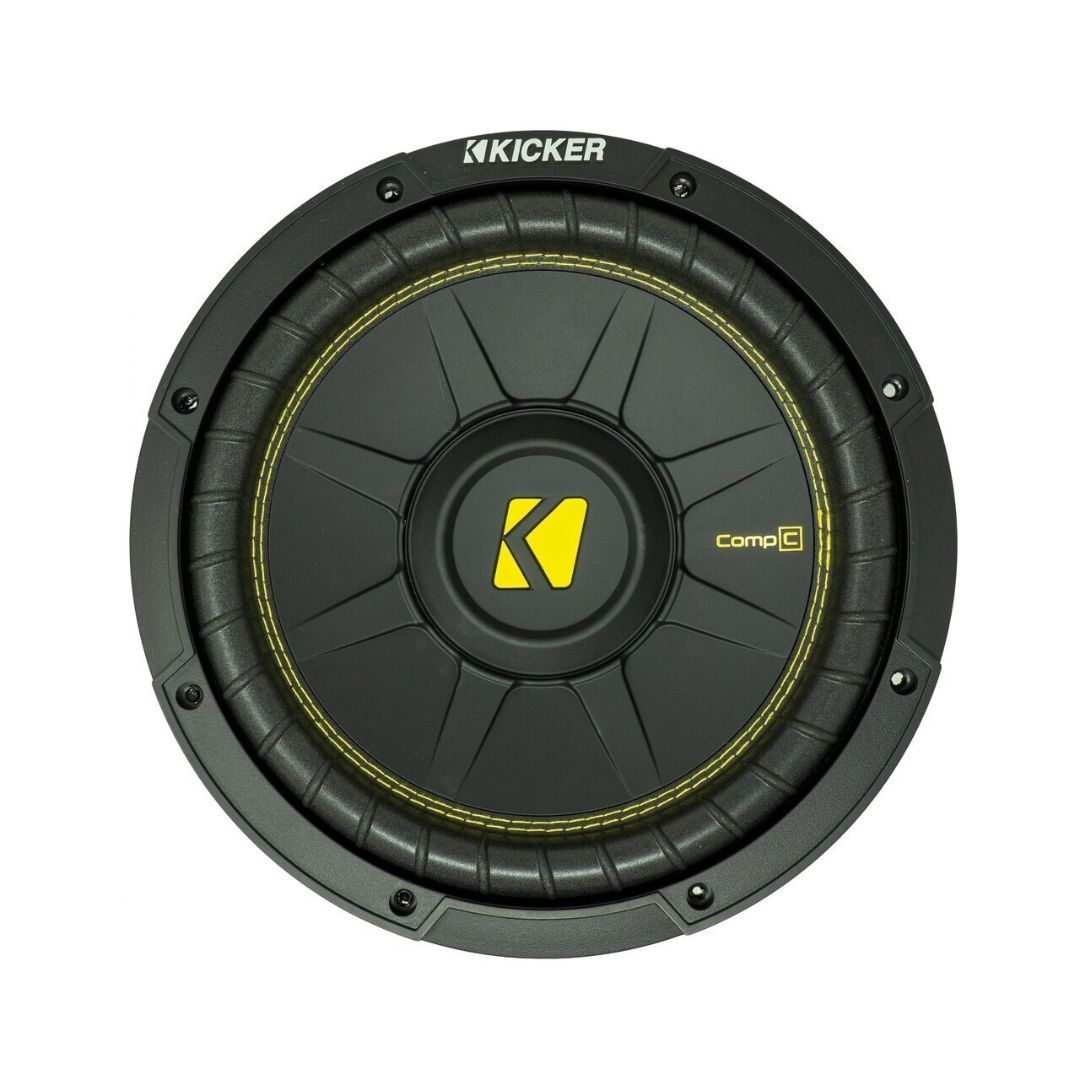 Kicker CWCS104, CompC 10" Single Voice Coil Subwoofer 4-Ohm, 300W (44CWCS104) (OB)
