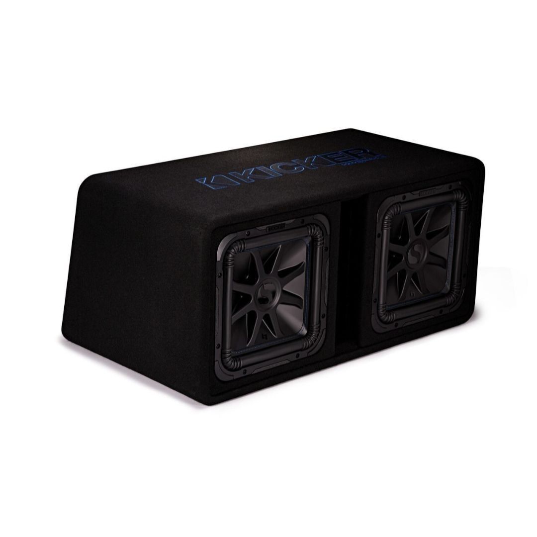 Kicker DL7S122, L7S Dual 12" Subwoofer In Vented Enclosure, 2-Ohm (44DL7S122) (OB)