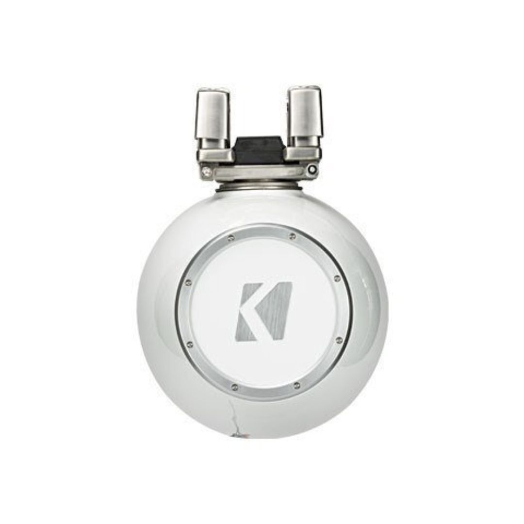 Kicker KMTC114W, KMTC 11" Horn-Loaded Tower Speaker System, White (44KMTC114W) (OB)