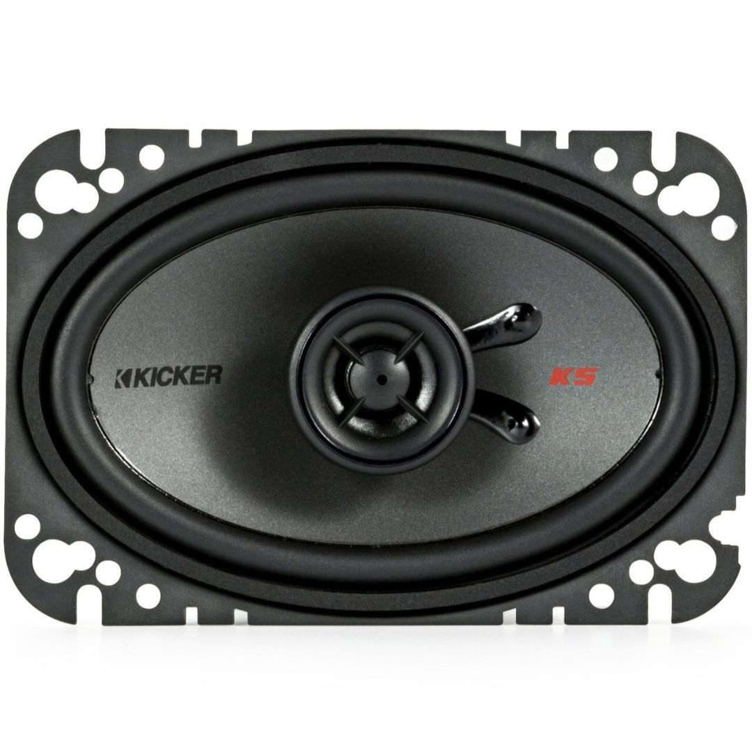 Kicker KSC4604, KS Series 4x6" Coaxial Speakers (44KSC4604) (OB)