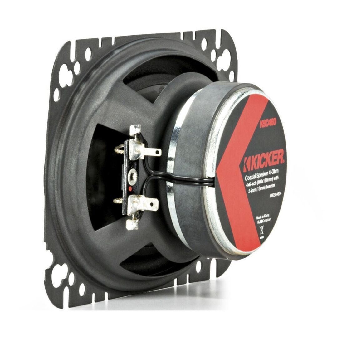 Kicker KSC4604, KS Series 4x6" Coaxial Speakers (44KSC4604) (OB)