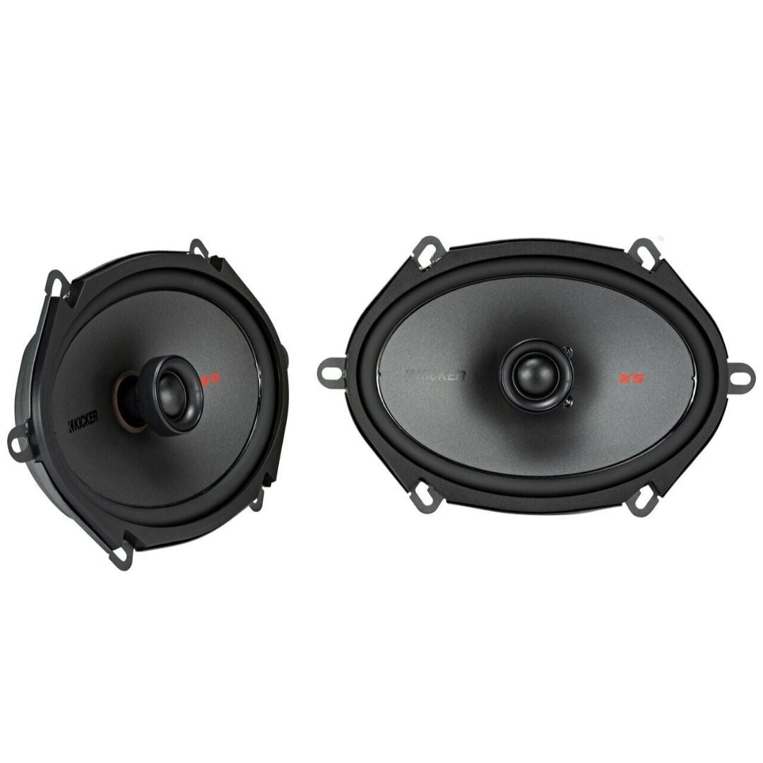 Kicker KSC6804, KS Series 6x8" Coaxial Speakers (44KSC6804) (OB)