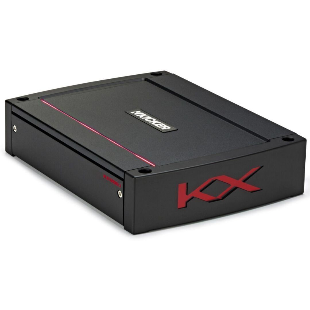 Kicker KXA12001, KX Series Mono Class D Subwoofer Amplifier - 1200 Watts (44KXA12001) (OB)