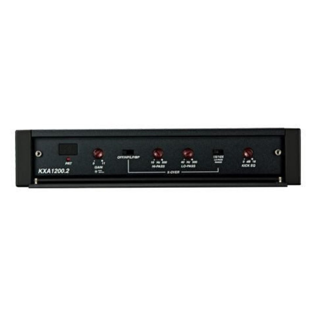 Kicker KXA12002, KX Series 2 Channel Full Range Class D Amplifier - 1200 Watts (44KXA12002) (OB)