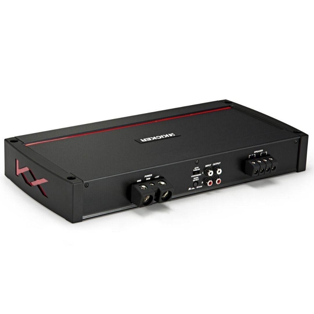 Kicker KXA24001, KX Series Mono Class D Subwoofer Amplifier - 2400 Watts (44KXA24001) (OB)