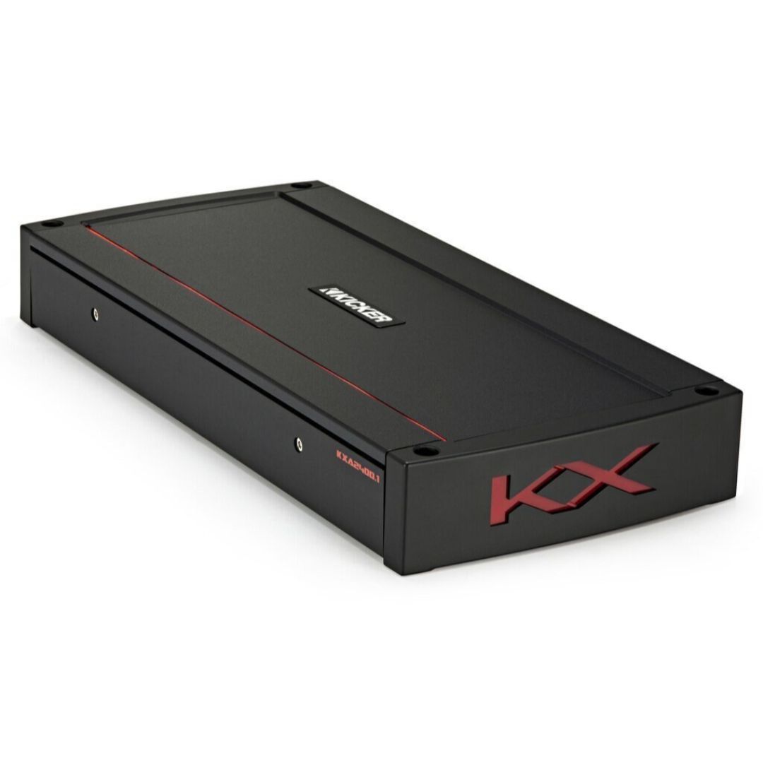 Kicker KXA24001, KX Series Mono Class D Subwoofer Amplifier - 2400 Watts (44KXA24001) (OB)