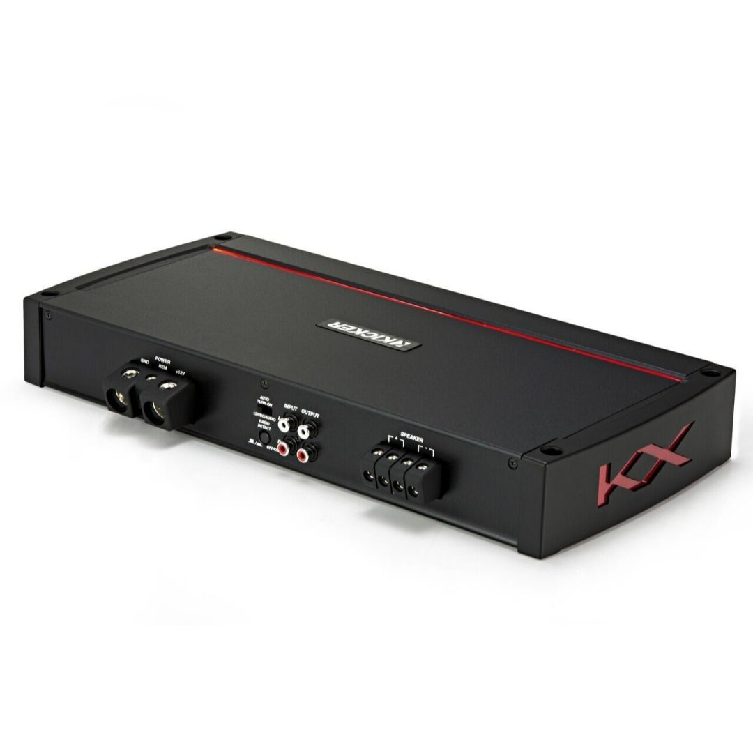 Kicker KXA24001, KX Series Mono Class D Subwoofer Amplifier - 2400 Watts (44KXA24001) (OB)