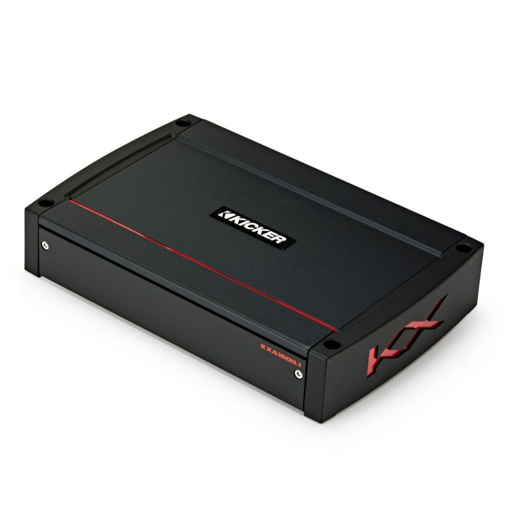 Kicker KXA24001, KX Series Mono Class D Subwoofer Amplifier - 2400 Watts (44KXA24001) (OB)